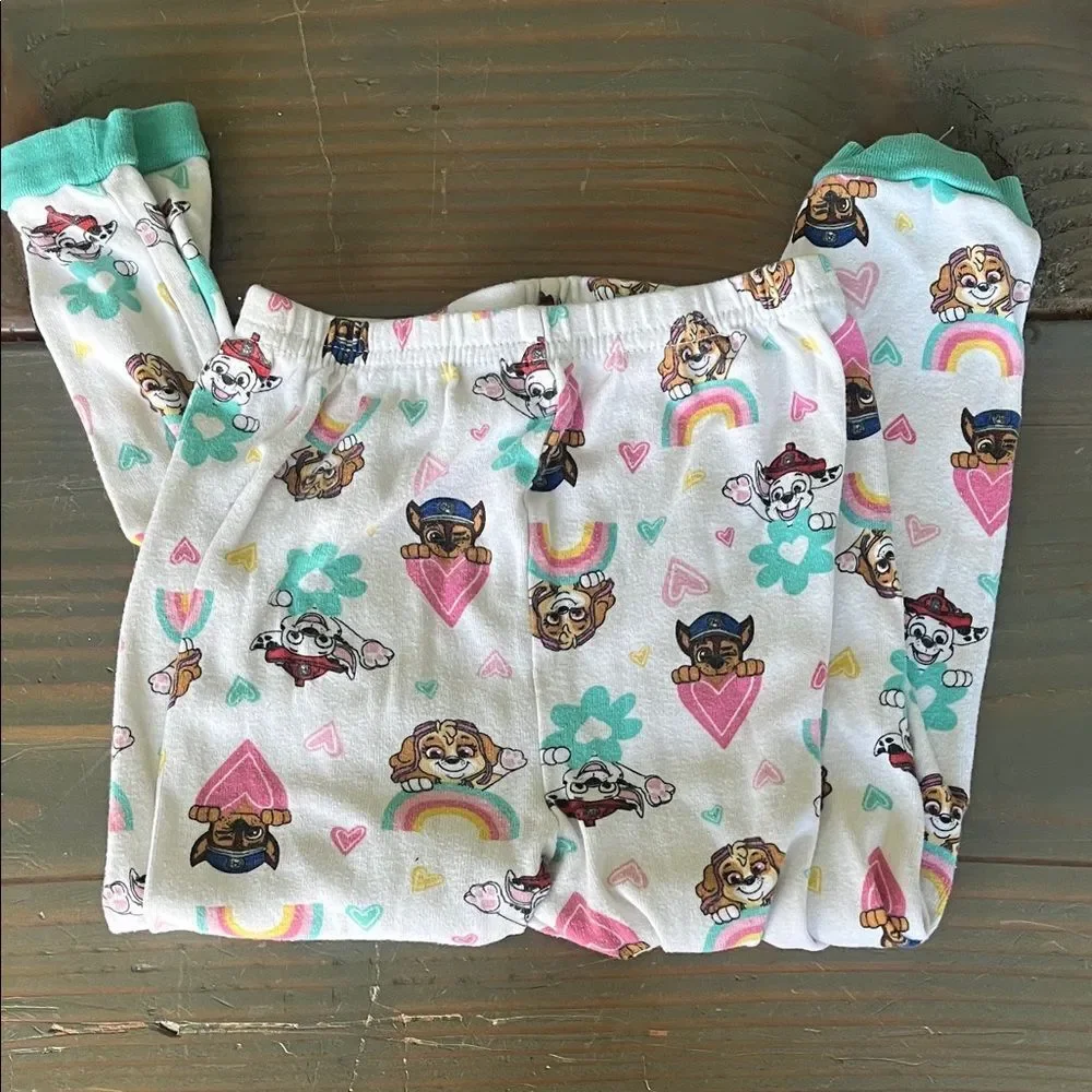 2 Sets of Pajama Sets. Paw Patrol and Minnie Mouse sets
